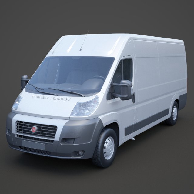 Fiat Ducato Modello 3D .c4d .max .obj .3ds .fbx .stl .blend