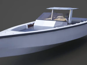 Motor Boat 04 3D Model