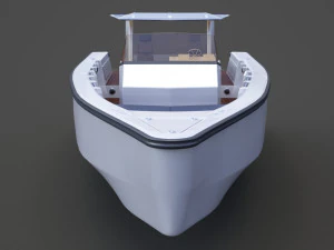 Motor Boat 04 3D Model