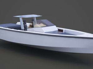 Motor Boat 04 Modello 3D