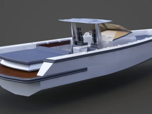 Motor Boat 04 3D Model