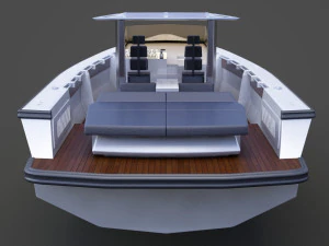 Motor Boat 04 3D Model