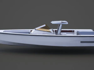 Motor Boat 04 3D Model
