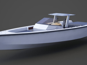Motor Boat 04 Modello 3D