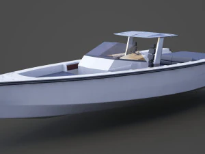 Motor Boat 04 3D Model