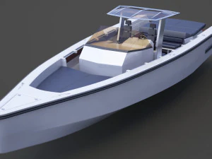 Motor Boat 04 3D Model