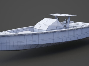 Motor Boat 04 Modello 3D