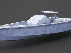 Motor Boat 04 3D Model