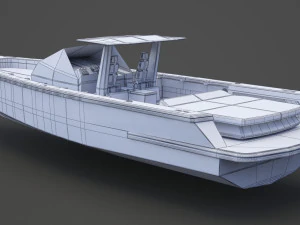Motor Boat 04 3D Model