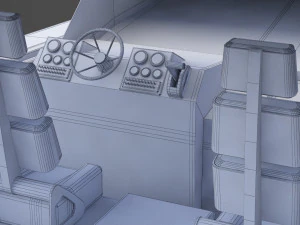 Motor Boat 04 3D Model