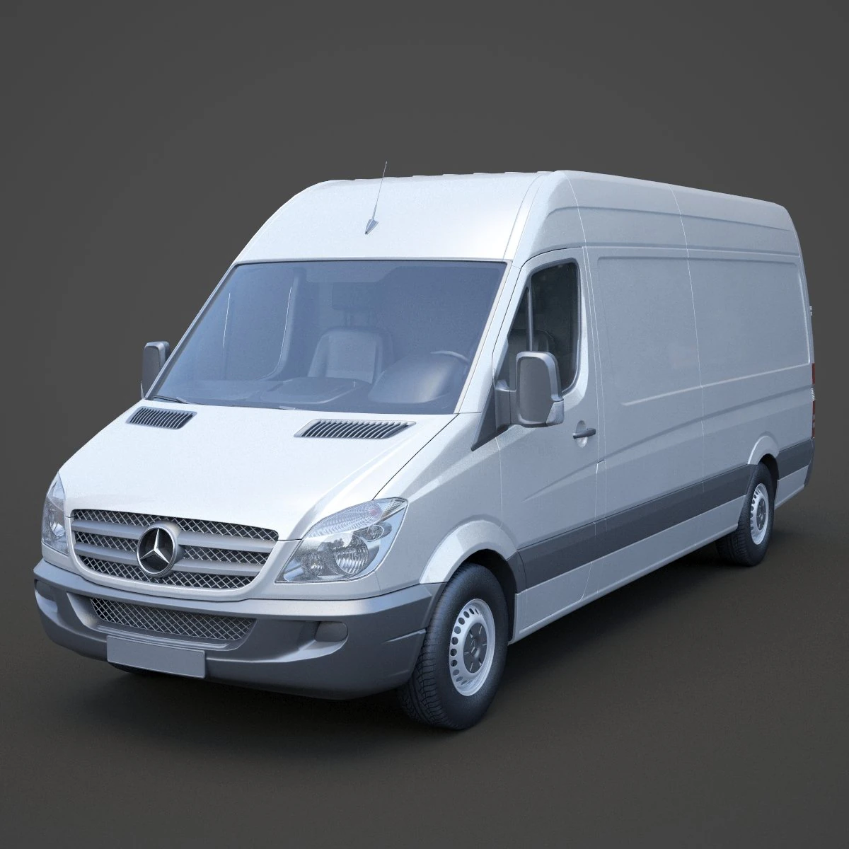 Mercedes-Benz Sprinter 3D Model .c4d .max .obj .3ds .fbx .stl .blend