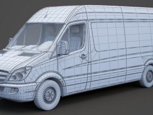 Mercedes-Benz Sprinter 3D Model