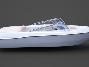 Motor Boat 05 3D 模型