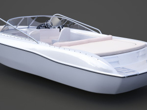 Motor Boat 05 3D 模型