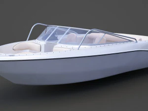 Motor Boat 05 3D Model