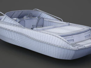 Motor Boat 05 3D Model