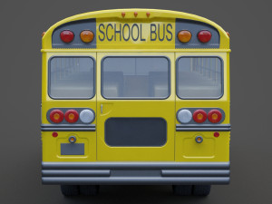 School Bus 01 Modèle 3D
