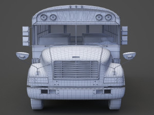 School Bus 01 Modèle 3D
