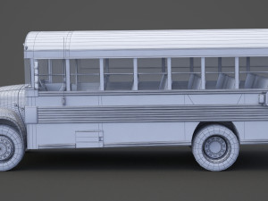 School Bus 01 Modèle 3D