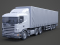 Scania Container Truck 01 3D Model
