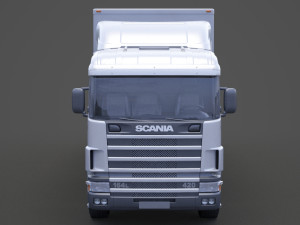 Scania Container Truck 01 3D Model