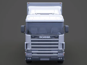 Cami&oacute;n Portacontenedores Scania 01 Modelo 3D