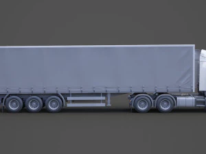 Cami&oacute;n Portacontenedores Scania 01 Modelo 3D