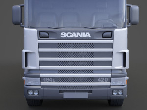 Scania Container Truck 01 3D Model