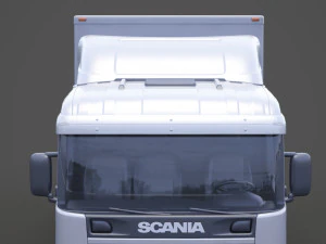Cami&oacute;n Portacontenedores Scania 01 Modelo 3D