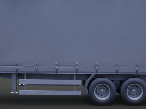 Scania Container Truck 01 3D Model