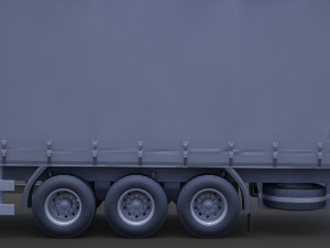 Scania Container Truck 01 3D Model