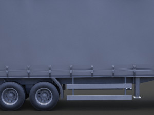 Scania Container Truck 01 3D Model