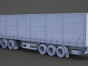 Scania Container Truck 01 3D Model