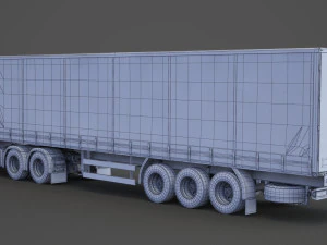 Cami&oacute;n Portacontenedores Scania 01 Modelo 3D