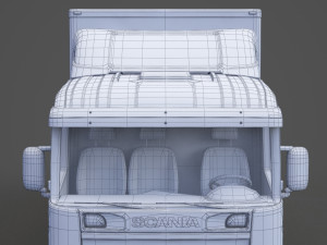Scania Container Truck 01 3D Model