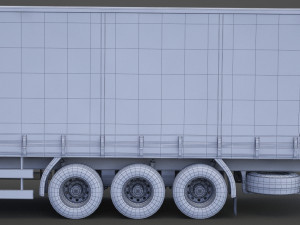 Scania Container Truck 01 3D Model