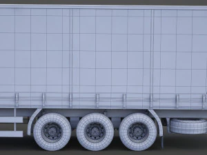 Cami&oacute;n Portacontenedores Scania 01 Modelo 3D