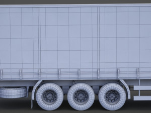 Scania Container Truck 01 3D Model