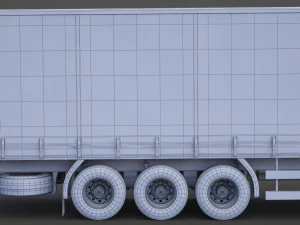 Cami&oacute;n Portacontenedores Scania 01 Modelo 3D