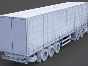 Scania Container Truck 01 3D Model