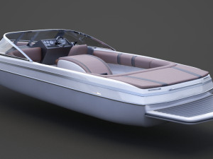 Motor Boat 06 3D Model
