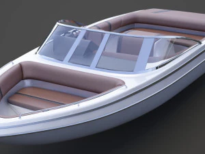 Motor Boat 06 3D Model