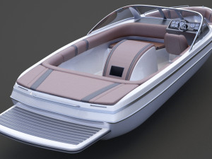 Motor Boat 06 3D Model