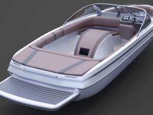 Motor Boat 06 3D Model