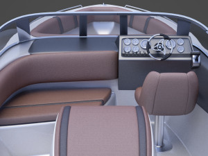 Motor Boat 06 3D Model