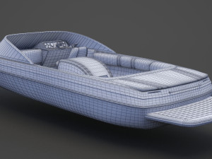 Motor Boat 06 3D Model