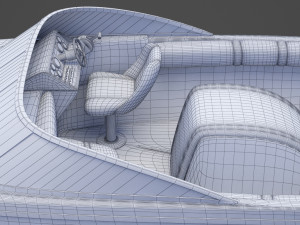 Motor Boat 06 3D Model