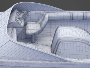 Motor Boat 06 3D Model