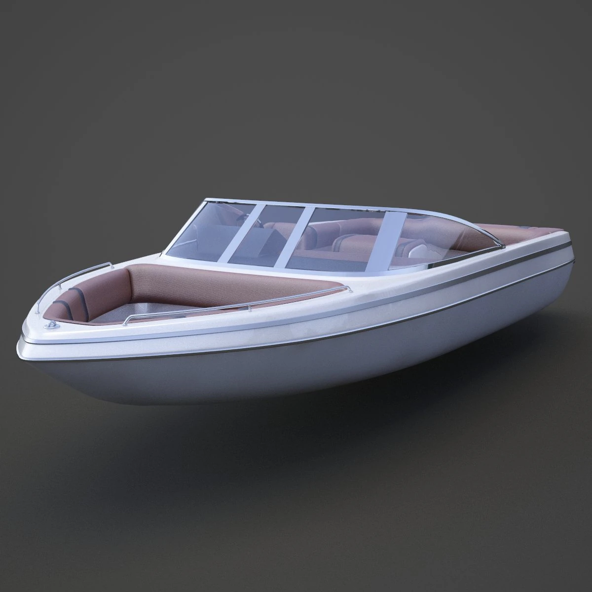 Motor Boat 06 3D Model .c4d .max .obj .3ds .fbx .stl .blend 