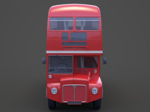Double Decker Bus 3D Модель